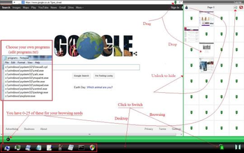 NotJustBrowsing Desktop screenshot