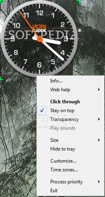 Nova Clock screenshot 2