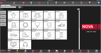 Nova POS screenshot