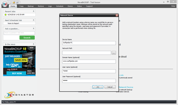 NovaBACKUP Business Essentials screenshot 24