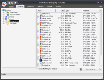 NovaNet-WEB Backup screenshot 2