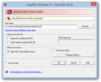 novaPDF Lite Server screenshot 2