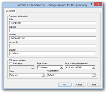 novaPDF Lite Server screenshot 3
