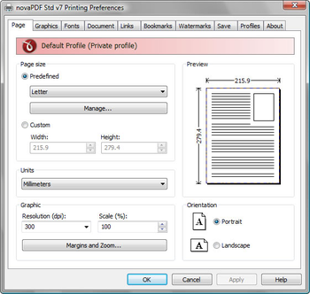 novaPDF Server Std screenshot