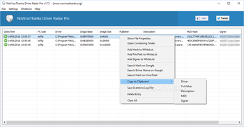 NoVirusThanks Driver Radar Pro screenshot