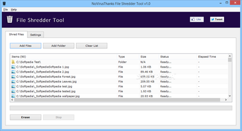 NoVirusThanks File Shredder Tool screenshot