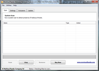 NoVirusThanks Malware Remover Free screenshot