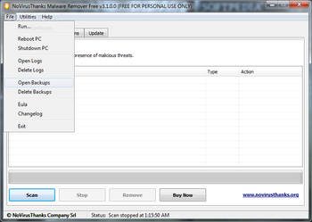 NoVirusThanks Malware Remover Free screenshot 2