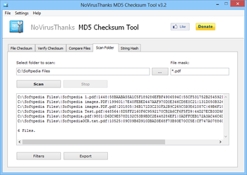 NoVirusThanks MD5 Checksum Tool screenshot 4