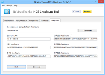 NoVirusThanks MD5 Checksum Tool screenshot 5