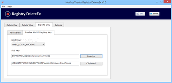 NoVirusThanks Registry DeleteEx screenshot 4