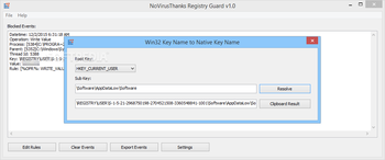 NoVirusThanks Registry Guard screenshot 3
