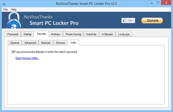 NoVirusThanks Smart PC Locker Pro screenshot 6