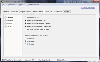 NoVirusThanks Uploader screenshot 5