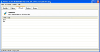 NoVirusThanks Website Blocker screenshot