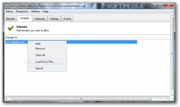 NoVirusThanks Website Blocker screenshot 3