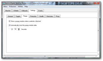 NoVirusThanks Website Blocker screenshot 7