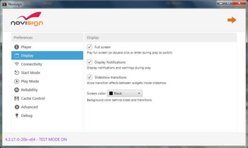 NoviSign Player  screenshot