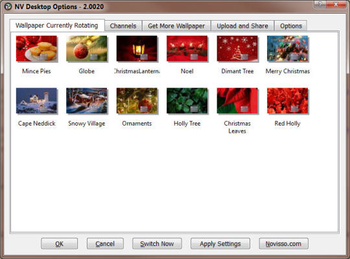 Novisso Desktop Wallpaper Rotator screenshot