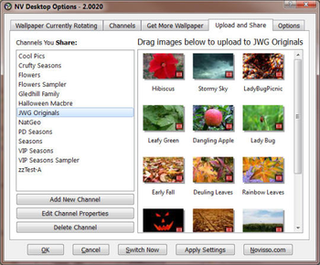 Novisso Desktop Wallpaper Rotator screenshot 4