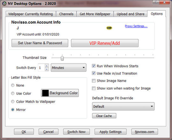 Novisso Desktop Wallpaper Rotator screenshot 5