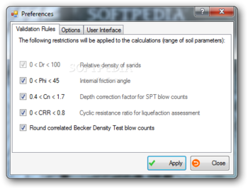 NovoSPT (SPT Correlation Program) screenshot 11