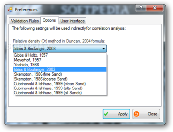 NovoSPT (SPT Correlation Program) screenshot 12