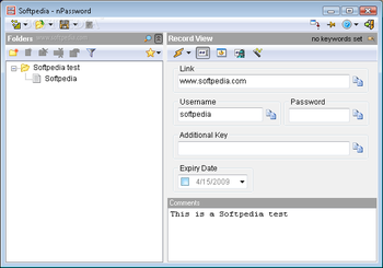 nPassword screenshot
