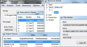 NPE File Analyzer screenshot
