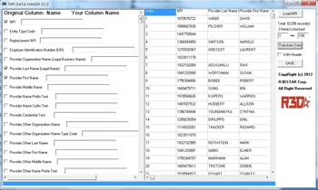 NPI Data Maker screenshot