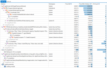 NProfiler screenshot 3