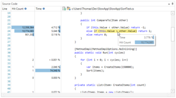 NProfiler screenshot 4