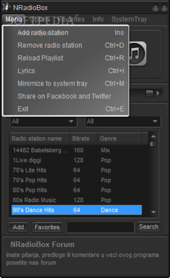 NRadioBox Portable screenshot 2