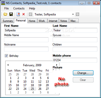 NS Contacts screenshot 2
