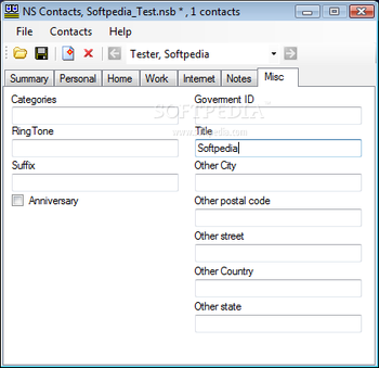 NS Contacts screenshot 8