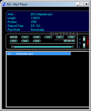 NS Mp3 Player screenshot