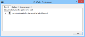 NS Wallet Desktop screenshot 4