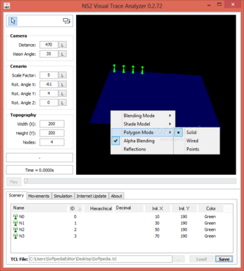 NS2 Visual Trace Analyzer screenshot 2