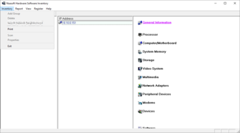 Nsasoft Hardware Software Inventory screenshot 2