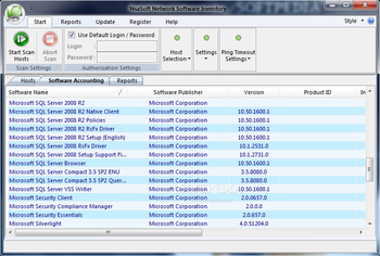Nsasoft Network Software Inventory screenshot 2