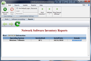 Nsasoft Network Software Inventory screenshot 7