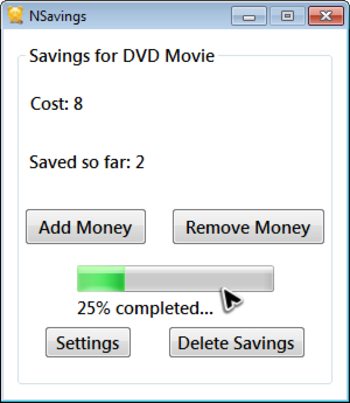 NSavings screenshot
