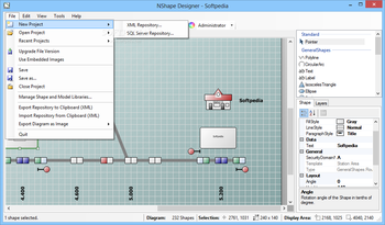 NShape Designer screenshot 2