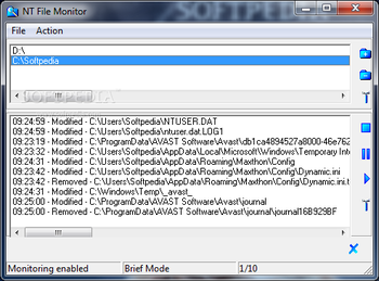 NT Filemonitor screenshot