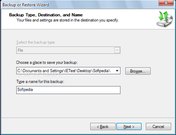 NTBackup screenshot 4