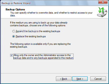 NTBackup screenshot 8