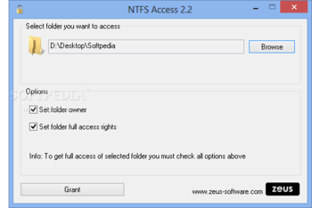 NTFS Access screenshot