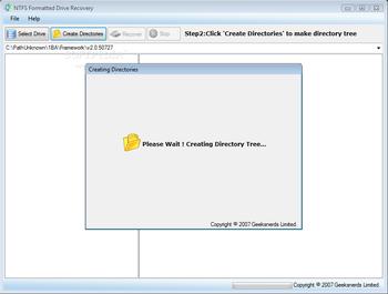 NTFS Formated Drive Recovery screenshot 2