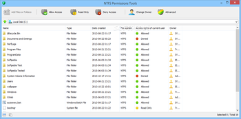 NTFS Permissions Tools screenshot 5