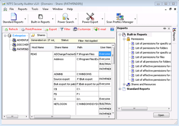 NTFS Security Auditor screenshot